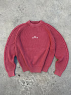 RED WASHED KNIT