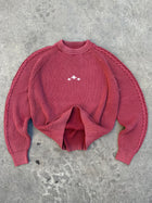 RED WASHED KNIT