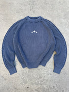 BLUE WASHED KNIT