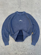 BLUE WASHED KNIT