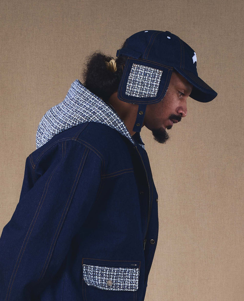 TWEED FLAP CAP