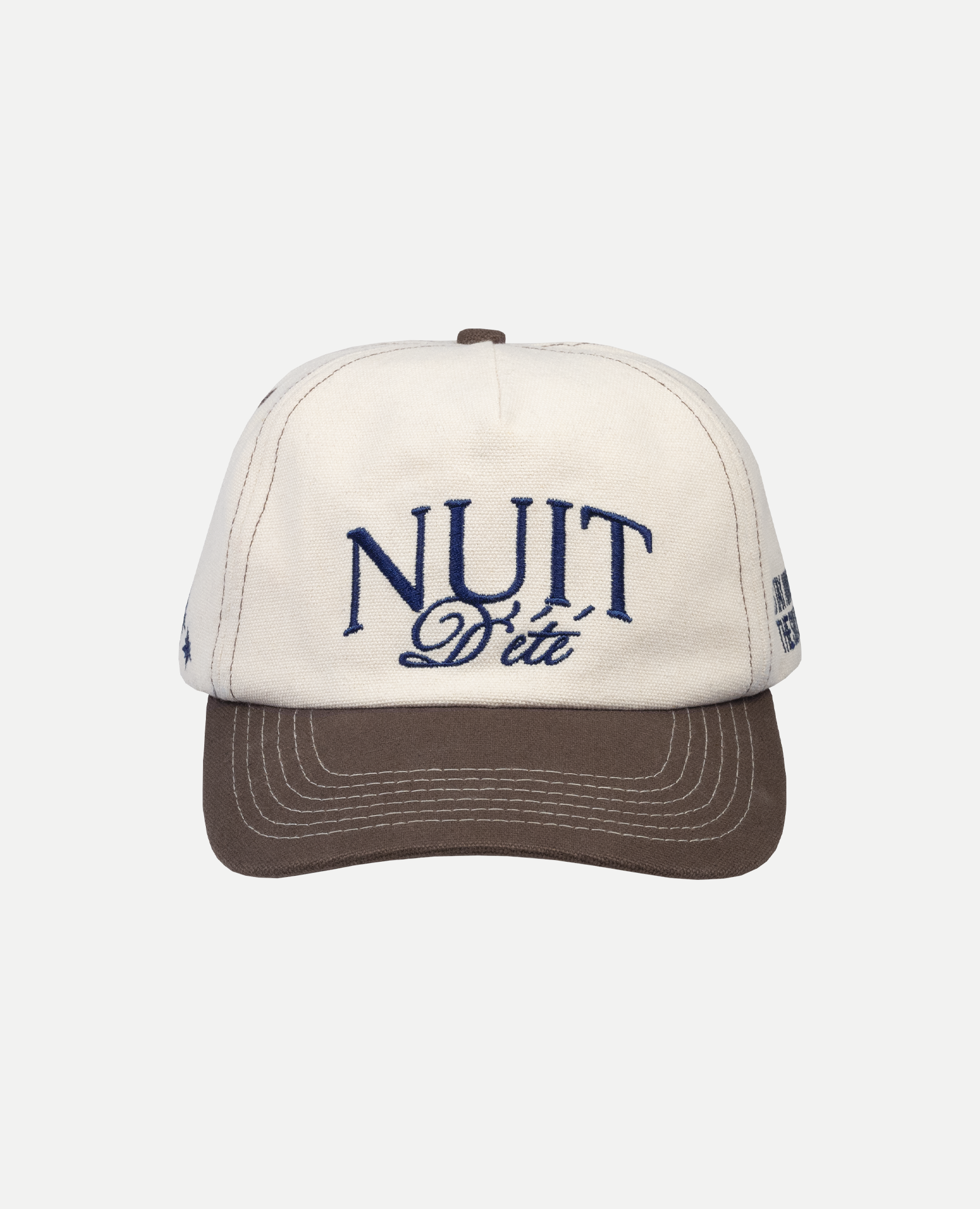 BEIGE / BROWN LOGO CAP