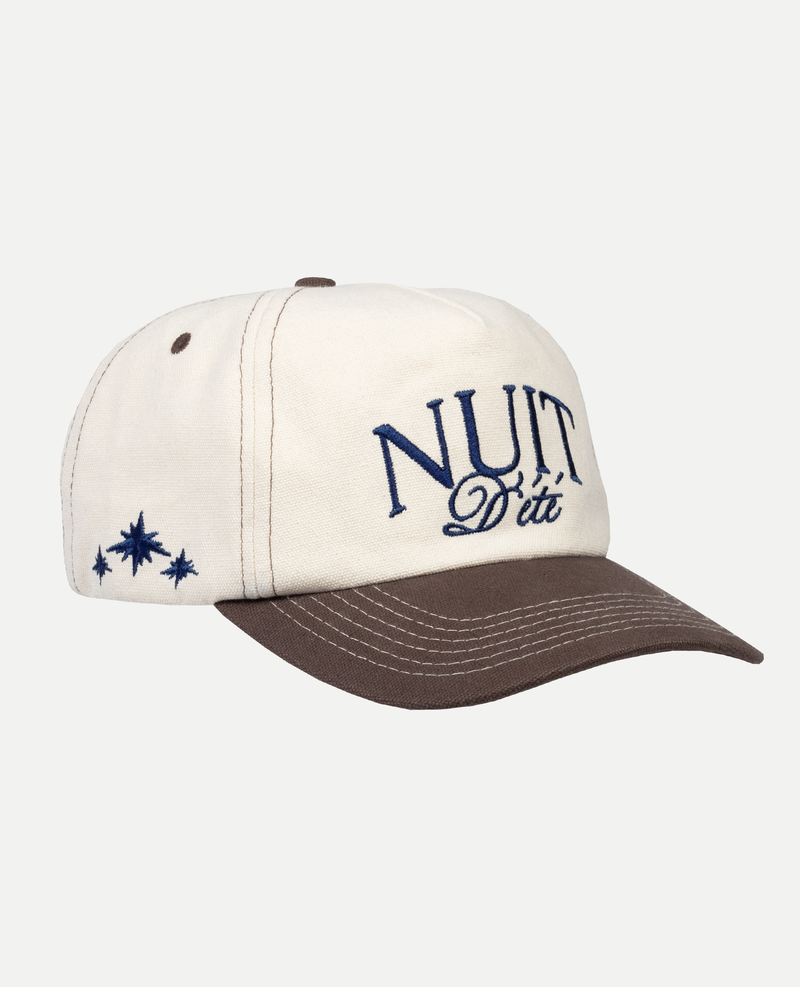 BEIGE / BROWN LOGO CAP