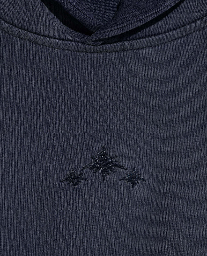 SUNFADE STAR HOODIE - BLUE