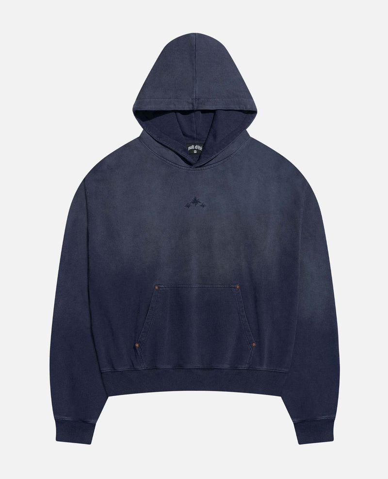 SUNFADE STAR HOODIE - BLUE