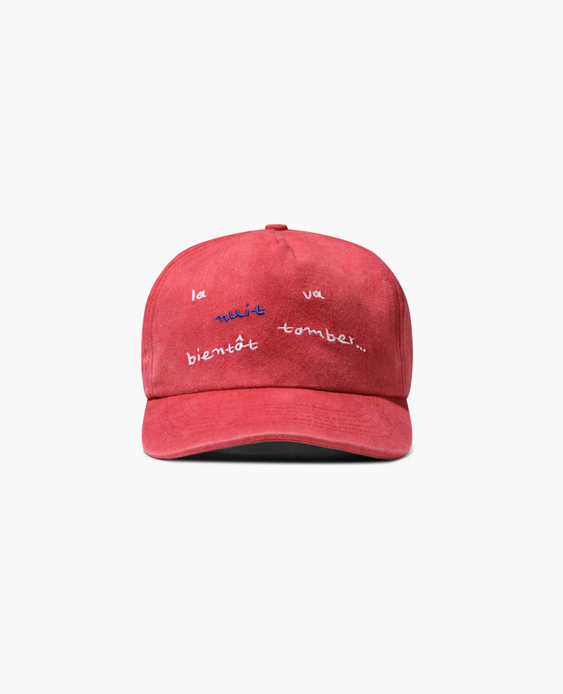 WASHED CAP - RED