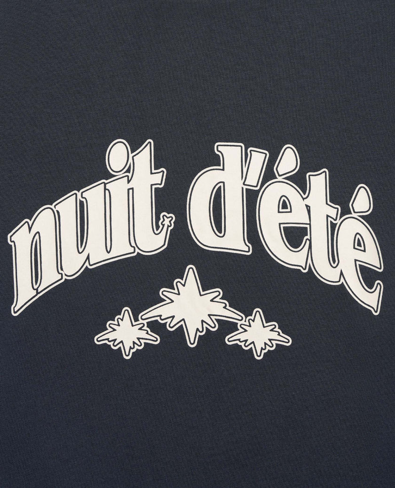 COLLEGE T-SHIRT - NAVY/WHITE