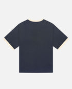 COLLEGE T-SHIRT - NAVY/WHITE