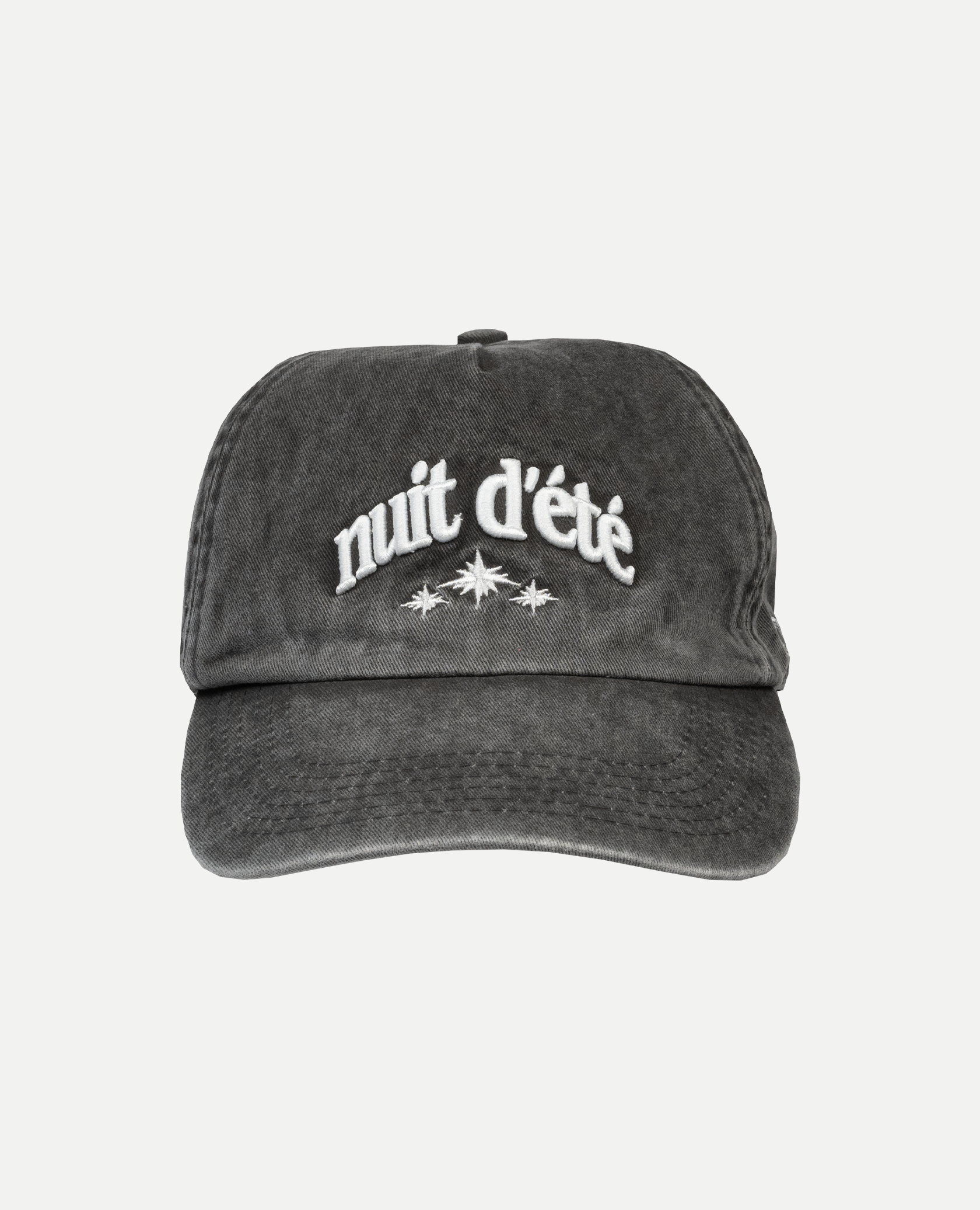 BLACK WASHED LOGO CAP