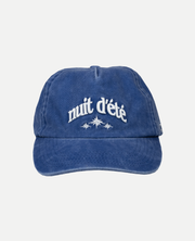 BLUE WASHED LOGO CAP