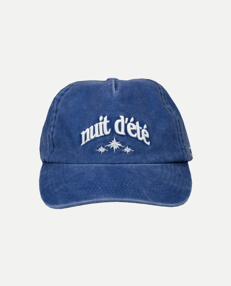 BLUE WASHED LOGO CAP